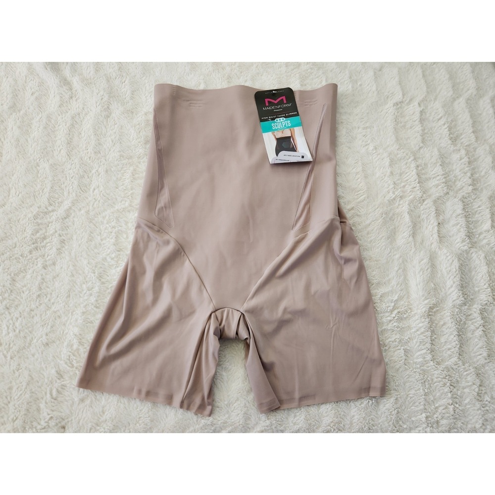 Maidenform Flexees Sculpting High Waist Thigh Slimmer Ultra Firm‎ 3XL NWT FLS095